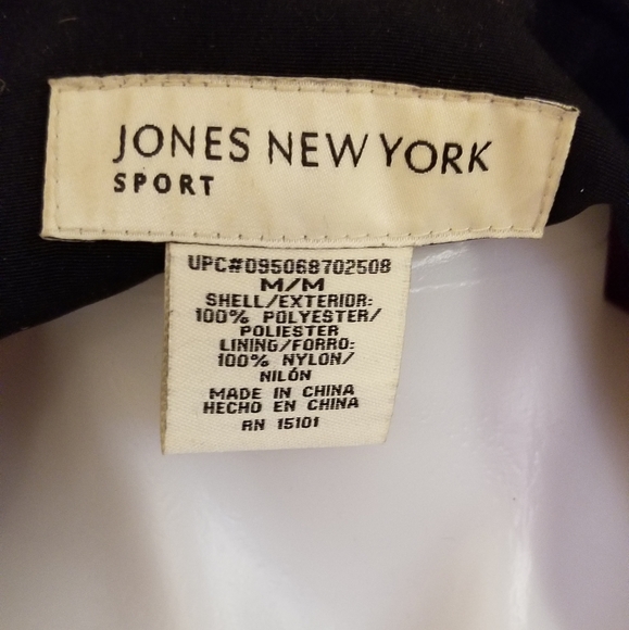 Womens Jones New York Jacket Zip Lightweight Red - Picture 2 of 8